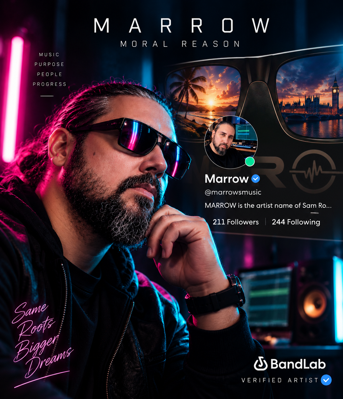 MARROW verified profile on BandLab